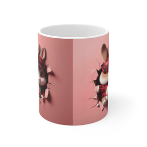 Valentine Rabbitt (8) - Ceramic Mug 11oz