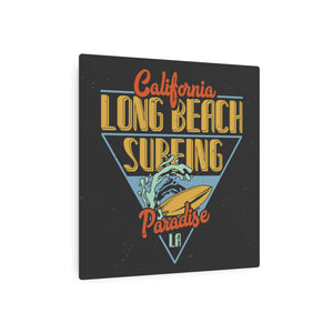 Long Beach Surfing - Metal Art Sign