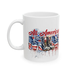 All American Mom - Ceramic Mug, (11oz, 15oz)