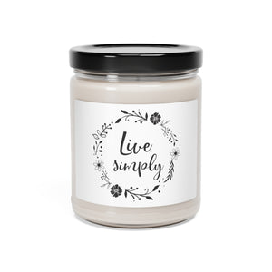 Live Simply - Scented Soy Candle, 9oz