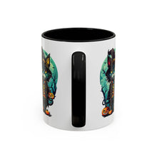 Load image into Gallery viewer, Cat Halloween (3) - Accent Coffee Mug (11, 15oz)
