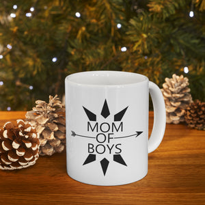 Mom Of Boys - Ceramic Mug 11oz