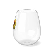 Load image into Gallery viewer, Sunflower - Stemless Wine Glass, 11.75oz
