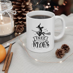 Free Broom Rides - Ceramic Mug 11oz