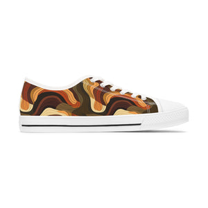 Earth Tones Ver 1 - Women's Low Top Sneakers