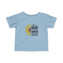Load image into Gallery viewer, Be A Sunflower - Infant Fine Jersey Tee
