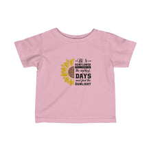 Load image into Gallery viewer, Be A Sunflower - Infant Fine Jersey Tee
