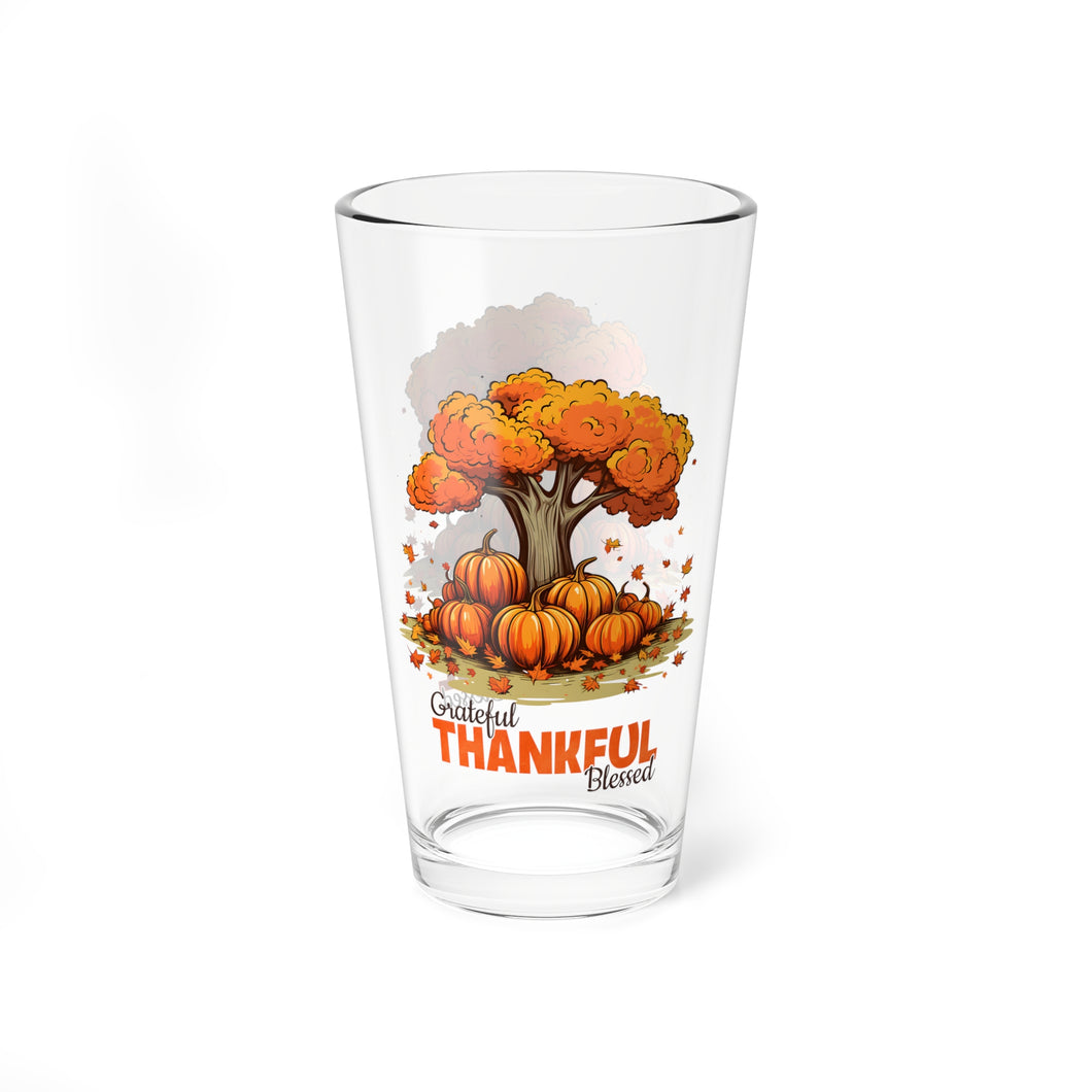 Grateful & Thankful - Mixing Glass, 16oz