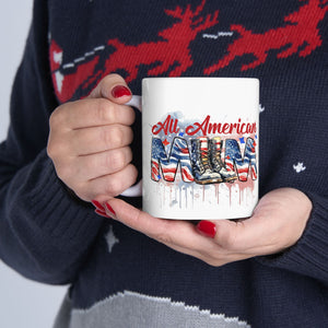 All American Mom - Ceramic Mug, (11oz, 15oz)