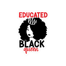 Load image into Gallery viewer, Educated Black Woman - Kiss-Cut Vinyl Decals
