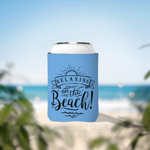 Relaxing On The Beach - Can Cooler Sleeve