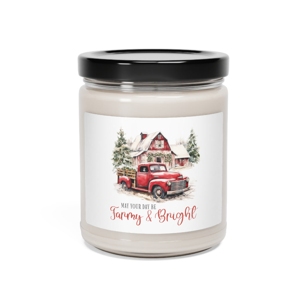 Farmy & Bright - Scented Soy Candle, 9oz