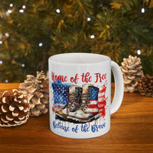 Load image into Gallery viewer, Home Of The Free - Ceramic Mug, (11oz, 15oz)
