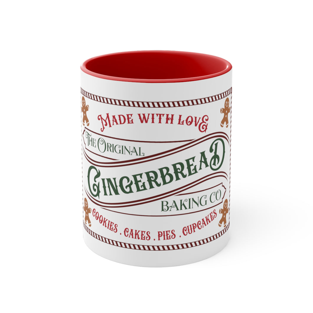 Gingerbread Baking Co - Accent Coffee Mug, 11oz