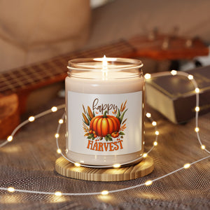 Happy Harvest Pumpkin - Scented Soy Candle, 9oz