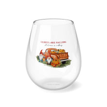 Load image into Gallery viewer, Leaves Are Falling - Stemless Wine Glass, 11.75oz
