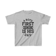 Load image into Gallery viewer, A Boys First Hero - Kids Heavy Cotton™ Tee
