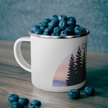 Load image into Gallery viewer, Camping Is My Therapy - Enamel Camping Mug

