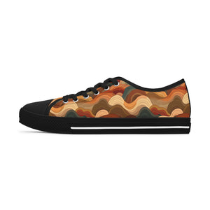 Earth Tones Ver 2 - Women's Low Top Sneakers