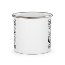 Load image into Gallery viewer, Cabin Rules - Enamel Camping Mug

