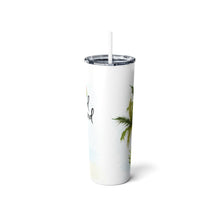Load image into Gallery viewer, Drink In My Hand - Skinny Steel Tumbler with Straw, 20oz
