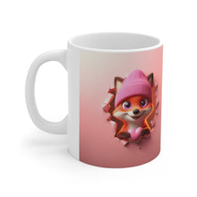 Load image into Gallery viewer, 3D Fox Valentine (6) - Ceramic Mug 11oz
