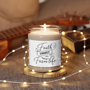 Faith Family Farm Life - Scented Soy Candle, 9oz