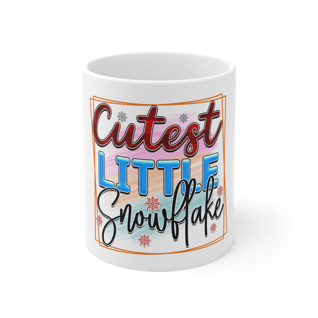 Cutest Little Snowflake - Ceramic Mug 11oz