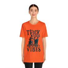 Load image into Gallery viewer, Thick Thighs - Unisex Jersey Short Sleeve Tee
