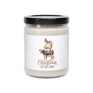 Christmas On The Farm - Scented Soy Candle, 9oz