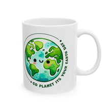 Load image into Gallery viewer, Go Planet - Ceramic Mug, 11oz
