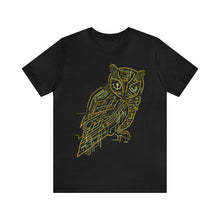 Load image into Gallery viewer, Electrical Owl - Unisex Jersey Short Sleeve Tee
