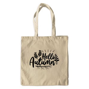 Hello Autumn - Canvas Tote Bags