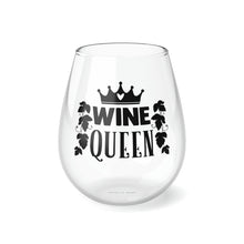 Load image into Gallery viewer, Wine Queen - Stemless Wine Glass, 11.75oz
