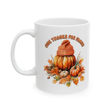 Load image into Gallery viewer, Give Thanks For Family - Ceramic Mug, (11oz, 15oz)
