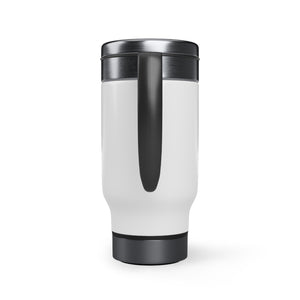 If Thinking About It - Stainless Steel Travel Mug with Handle, 14oz