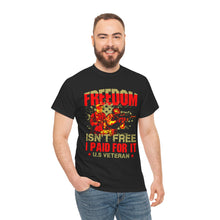 Load image into Gallery viewer, Freedom Isn&#39;t Free - Unisex Heavy Cotton Tee
