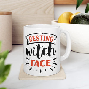 Resting Witch Face - Ceramic Mug 11oz