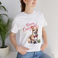 Load image into Gallery viewer, Corgi Christmas - Unisex Jersey Short Sleeve Tee
