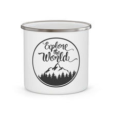 Load image into Gallery viewer, Explore The World - Enamel Camping Mug
