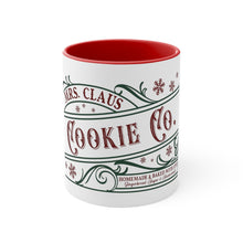 Load image into Gallery viewer, Mrs Clause Cookie Co -  Accent Coffee Mug, 11oz
