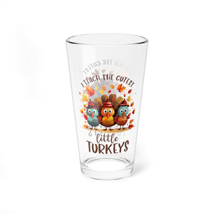 Little Turkeys -  Mixing Glass, 16oz