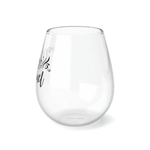 Mom Fuel - Stemless Wine Glass, 11.75oz