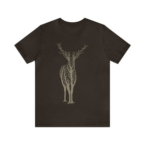 Deer Branches - Unisex Jersey Short Sleeve Tee