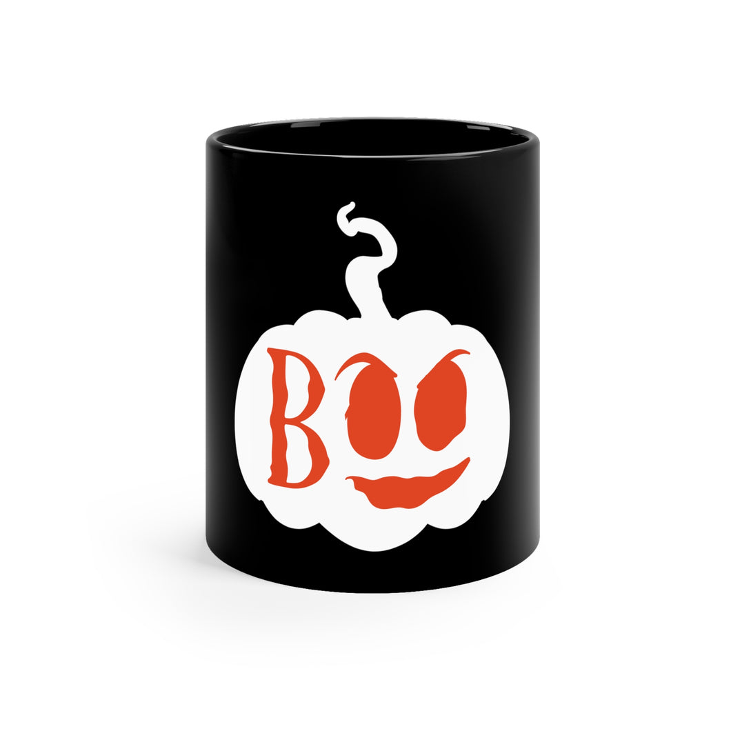 Boo Pumpkin - 11oz Black Mug
