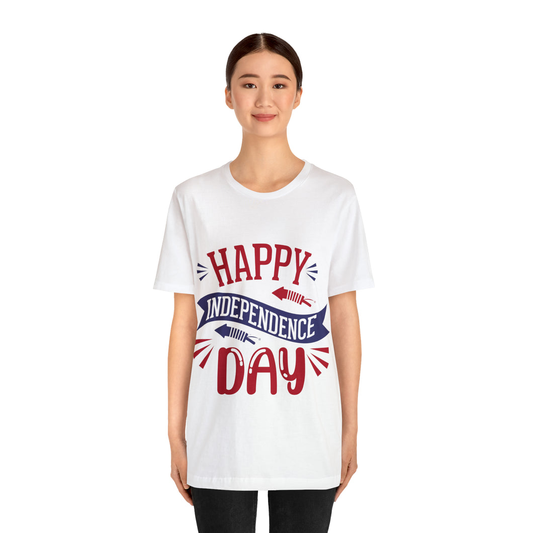 Happy Independence Day - Unisex Jersey Short Sleeve Tee