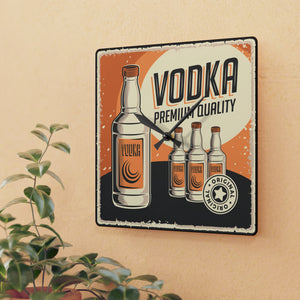 Retro Vodka - Acrylic Wall Clock