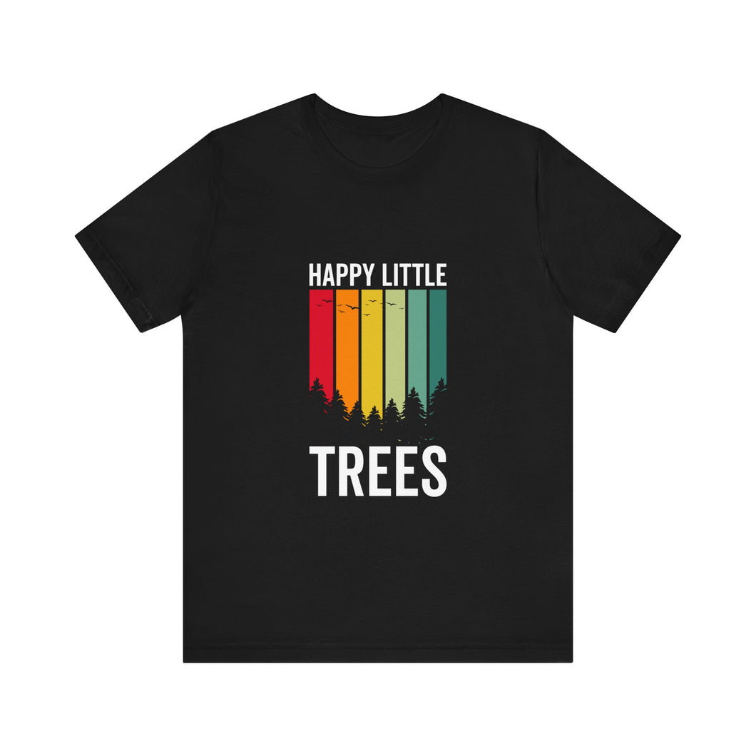 Happy Little Trees - Unisex Jersey Short Sleeve Tee