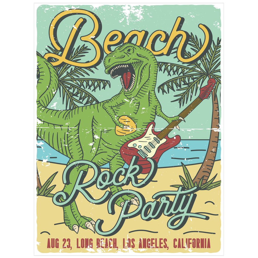 Beach Rock Party - Posters