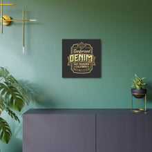 Load image into Gallery viewer, Union Denium- Metal Art Sign
